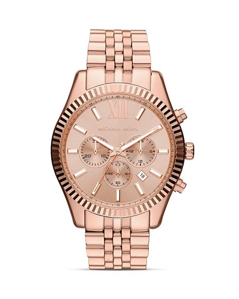 michael kors rose gold men|mk rose gold watch sale.